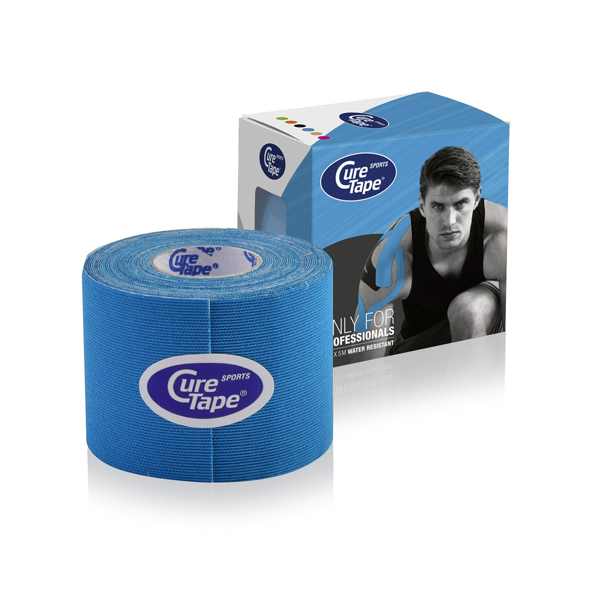 Cure Tape Sports (5 cm x 5 m) (Blå)